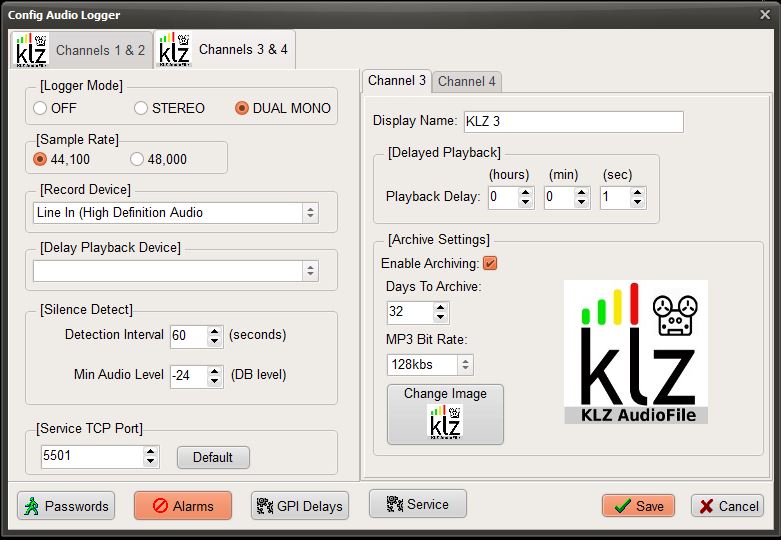 Audiofile Server 2.0 Config